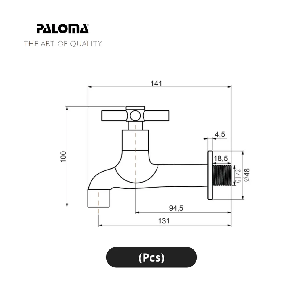 Paloma FCP 6372 Kran Dinding