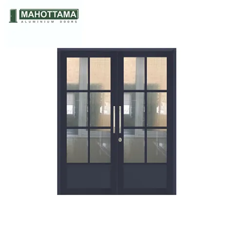 Mahottama Mas33 Dark Grey - Pintu Aluminium 174 x 215 175 x 215 Cm - Surabaya