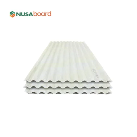 Nusaboard Asbes Gelombang Lembar Gelombang 14 180 cm x 102 cm - Soni