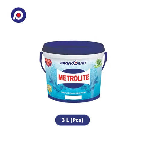 Pacific Paint Metrolite Acrylic Emulsion 3 Liter 723-Cream - Surabaya
