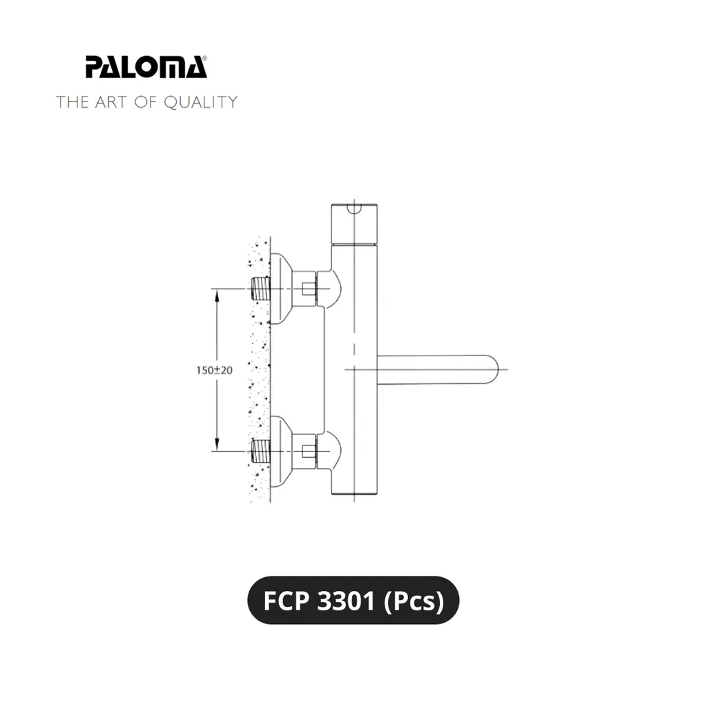Paloma FCP 3301 Kran Shower Bathtub Pcs - Surabaya