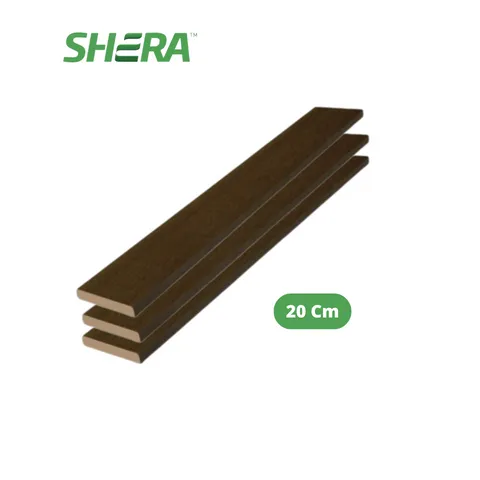 Shera Floor Plank Straight Panel Lantai 25x200x3000 15 Cm Golden Sand teak - Surabaya