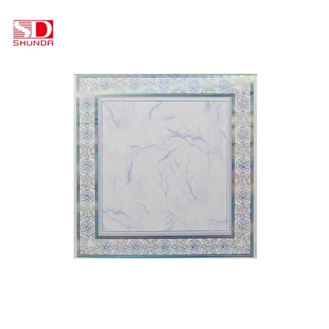 Shunda Plafon Ceramic Style Square Flowers Lembar - Surabaya