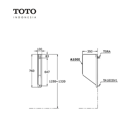 TOTO A 100 Pcs - Surabaya