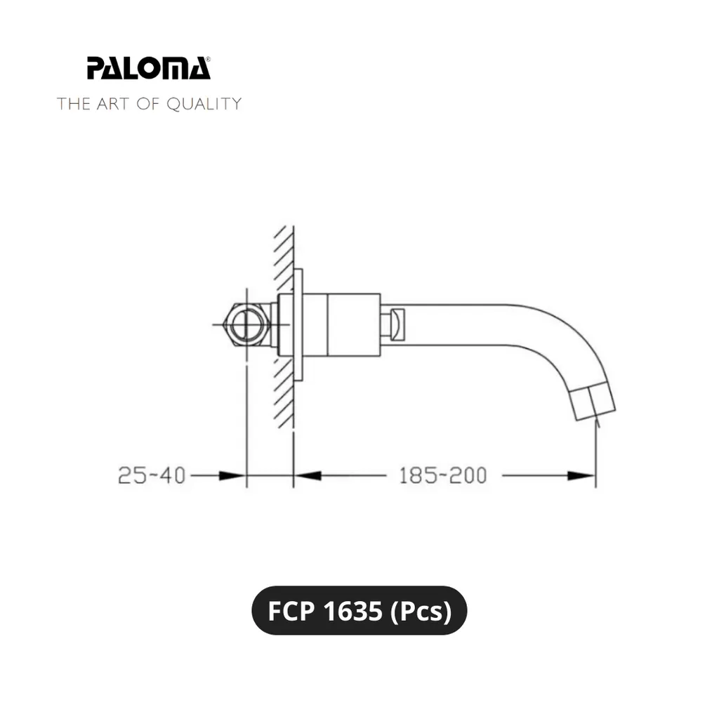 Paloma FCP 1635 Kran Wastafel