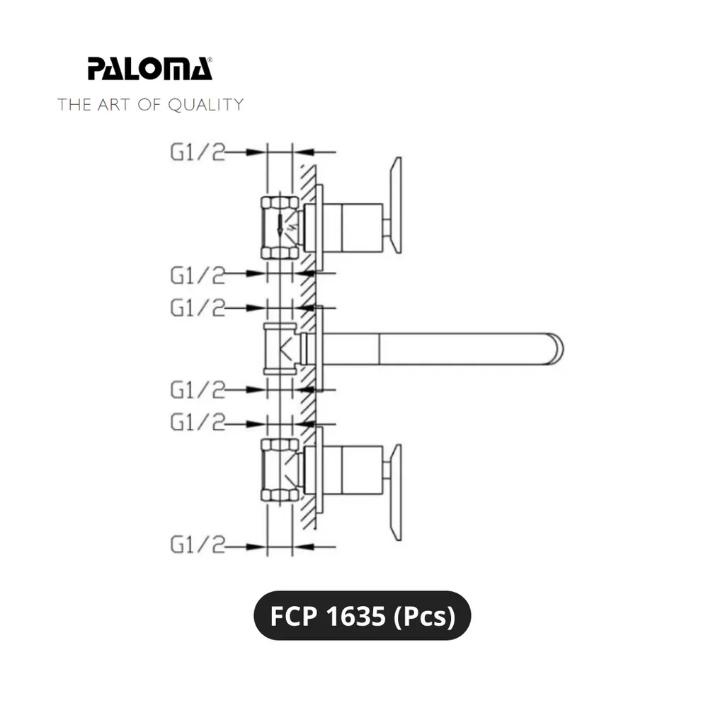 Paloma FCP 1635 Kran Wastafel