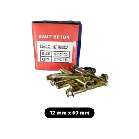 Dynabolt 12 mm x 60 mm Dus 12 mm x 60 mm - Surabaya