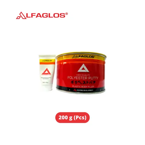 Alfaglos Dempul Plastic 200 Gram - Kurnia 2