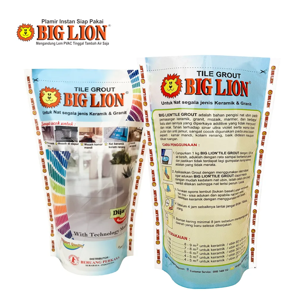 Big Lion Tile Grout 1 Kg - Surabaya