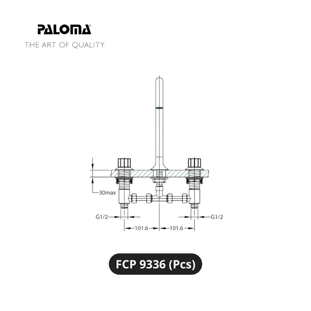 Paloma FCP 9336 Kran Wastafel Pcs - Surabaya