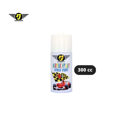 RJ Acrylic Epoxy Cat Spray 300 cc 40-White - Mitra Ploso