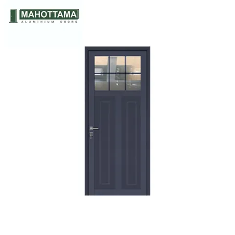 Mahottama Mas34 Dark Grey - Pintu Aluminium 90 x 215 Cm 90 x 215 Cm Kanan - Surabaya