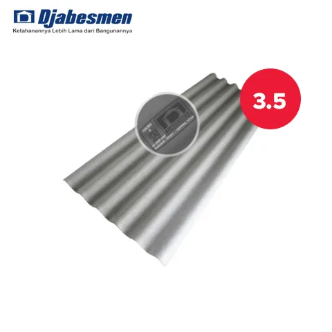 Djabesmen Asbes Gelombang Besar 3.5 210 X 120 X 3,5 - Surabaya