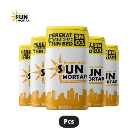 Sun Mortar Perekat Bata Ringan 40 Kg Sak - Surabaya