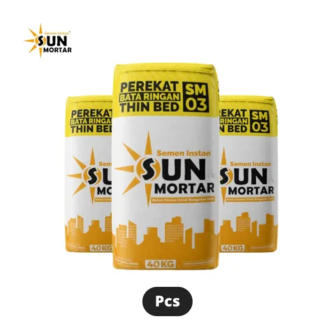 Sun Mortar Perekat Bata Ringan 40 Kg Sak - Surabaya