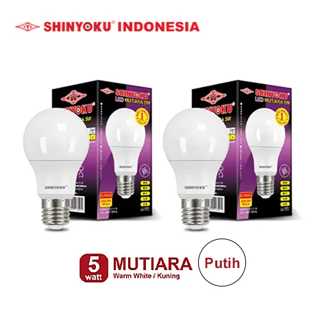 Shinyoku Lampu LED Mutiara 12W - Putih