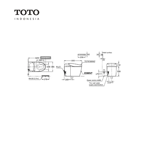 TOTO Neorest RH CES 9768 WZ