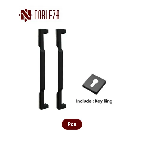 Nobleza Pull Handle Prime Volans Black Pcs - Surabaya
