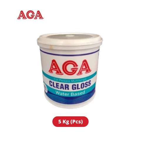 AGA Cat Pelapis Batu Alam 5 Kg Clear Gloss - Surabaya