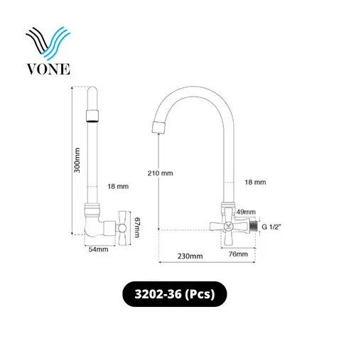 Vone Kran Angsa 3202-36 Pcs - Surabaya