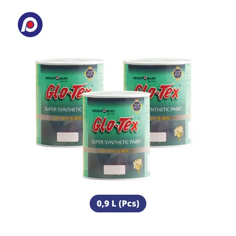Pacific Paint Glotex Super Synthetic Paint 0,9 Liter 453-Congia Grey - Surabaya