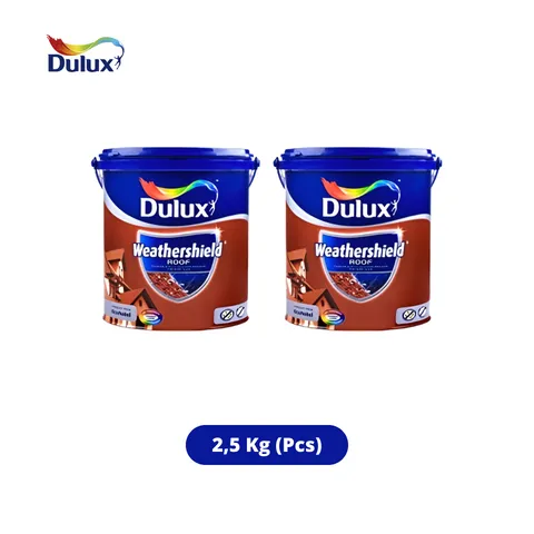 Dulux Weathershield Roof 2,5 Kg 40504-Dark Grey - Dua Saudara