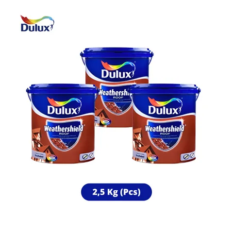 Dulux Weathershield Roof 2,5 Kg 40504-Dark Grey - Dua Saudara