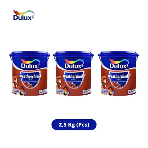 Dulux Weathershield Roof 2,5 Kg 40504-Dark Grey - Dua Saudara