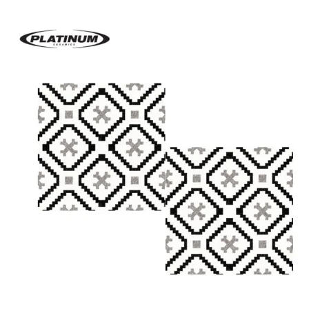 Platinum Keramik Brighton Black Decor 40 Cm x 40 Cm - Surabaya