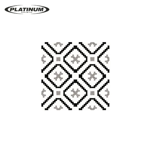 Platinum Keramik Brighton Black Decor 40 Cm x 40 Cm - Surabaya