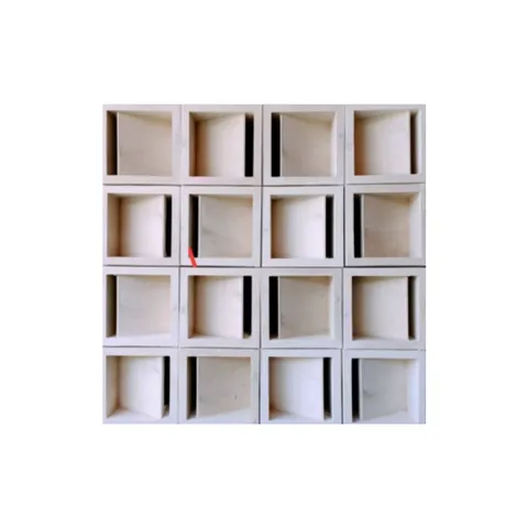 Roster Minimalis Lubang 1 Putih 1 M2 (Isi 25 Pcs) Putih - Surabaya