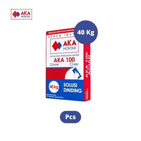 Aka Mortar Aka 100 Acian Permukaan Plaster 40 Kg Sak - Surabaya