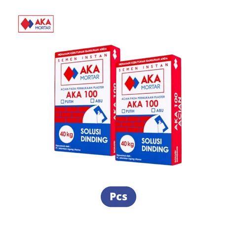 Aka Mortar Aka 100 Acian Permukaan Plaster 40 Kg Sak - Surabaya
