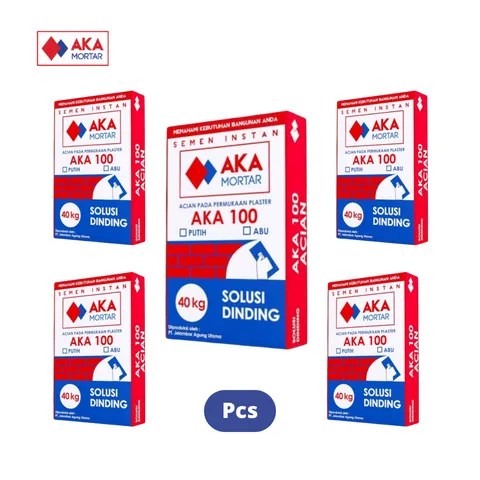 Aka Mortar Aka 100 Acian Permukaan Plaster 40 Kg Sak - Surabaya