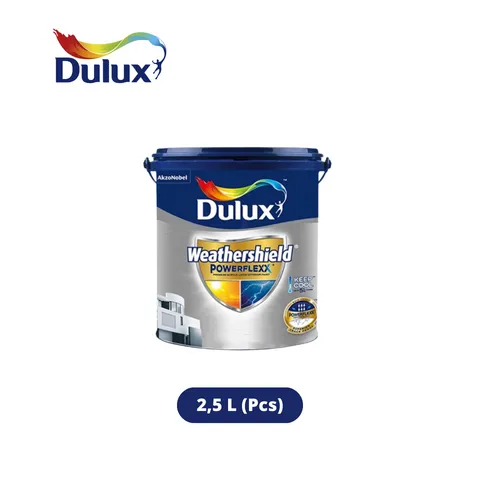 Dulux Weathershield Powerflexx 2,5 L Brilliant White - Surabaya