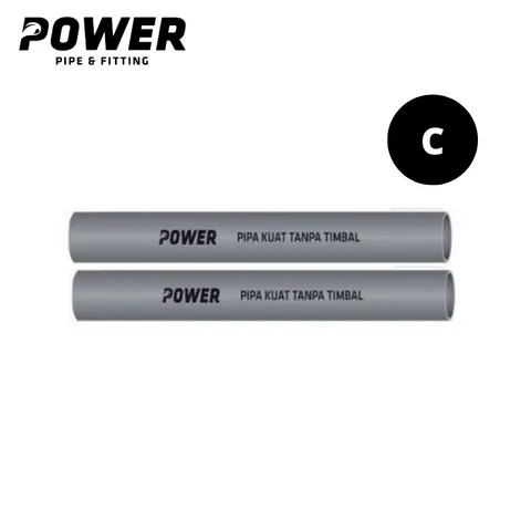 Pipa Power uPVC Abu - Abu C 2" - Wijaya Berkah