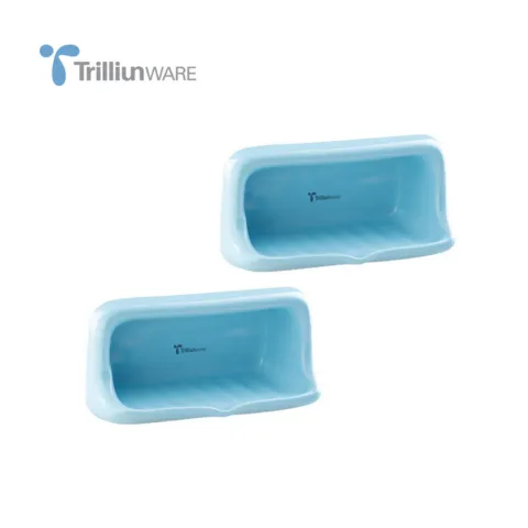 Trilliun Soap Dish Tempat Sabun Light Blue Pcs - Sumber Baru