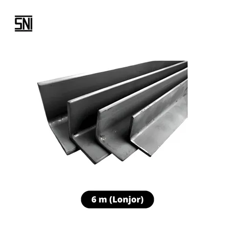 Besi Siku SNI 6 Meter 50 mm x 50 mm x 4 mm - Sinar Kota Jaya