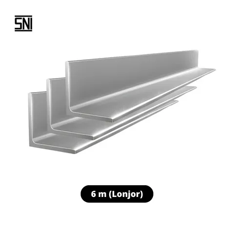 Besi Siku SNI 6 Meter 40 mm x 40 mm x 3 mm - Sinar Kota Jaya