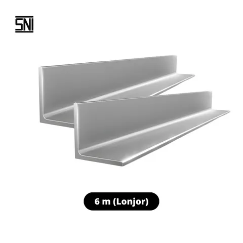 Besi Siku SNI 6 Meter 50 mm x 50 mm x 4 mm - Sinar Kota Jaya