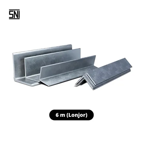 Besi Siku SNI 6 Meter 40 mm x 40 mm x 3 mm - Sinar Kota Jaya