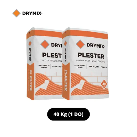 Drymix Plester 40 Kg 1 DO (8 Ton) 40 Kg - Marga Mulia