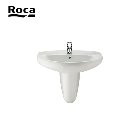 Roca Wall-hung vitreous china basin (Victoria) 52 Cm x 42 Cm x 19.5 Cm - Surabaya