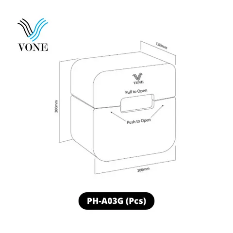 Vone Toilet Paper Holder Tempat Tissue PH-A03G Pcs - Surabaya