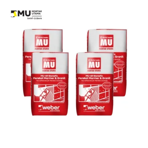 MU 411 Stone Fix Perekat Marmer dan Granit 40 Kg Sak - Surabaya