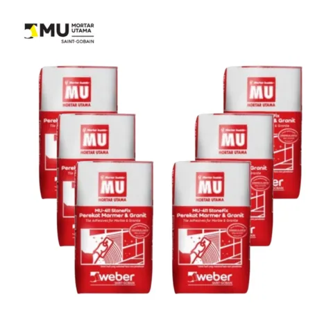 MU 411 Stone Fix Perekat Marmer dan Granit 40 Kg Sak - Surabaya