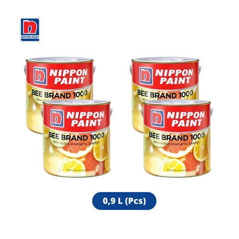 Nippon Paint Bee Brand 1000 0,9 L 9103-Super Black - Sinar Gemilang