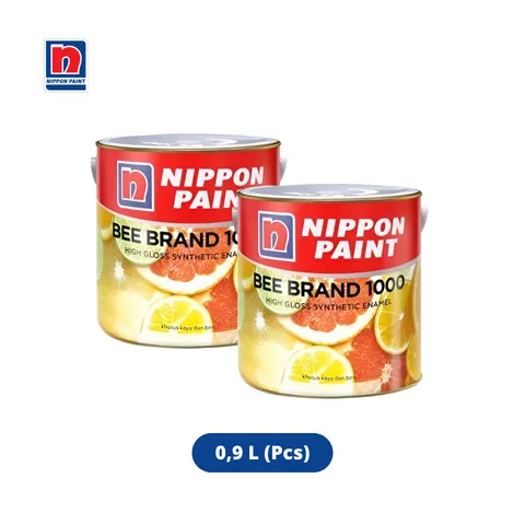 Nippon Paint Bee Brand 1000 0,9 L BS 3040-Cream - Sinar Gemilang
