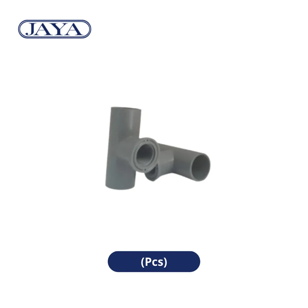 Jaya Faucet Tee Drat PVC TS ½" x ¾" - Surabaya