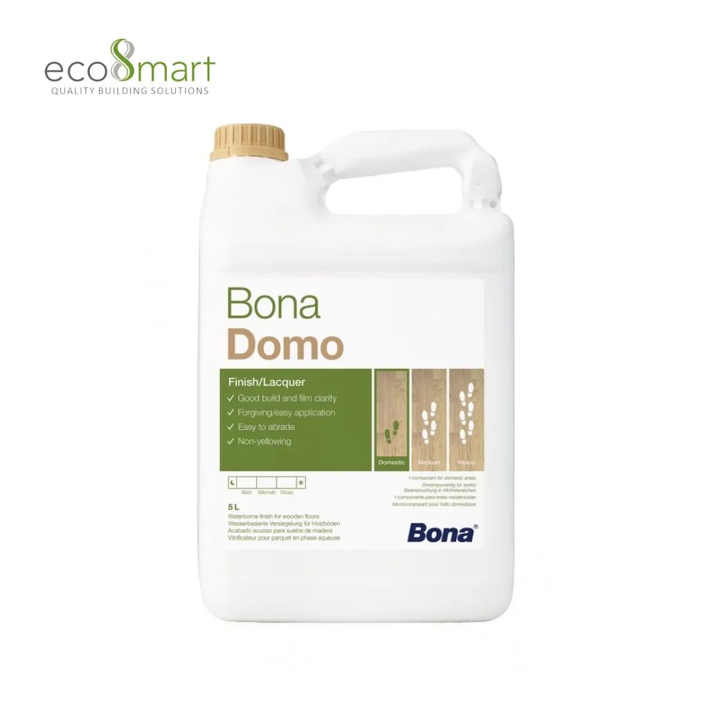 Eco Smart Bona Domo Polish Lantai Kayu Natural 5 Liter Matt - Surabaya